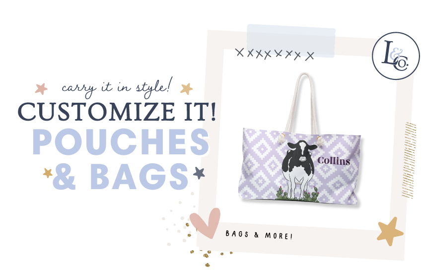 Personalized Stock Show Bags & Pouches