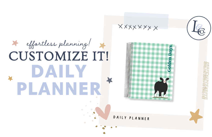 Personalized Stock Show Daily Planner