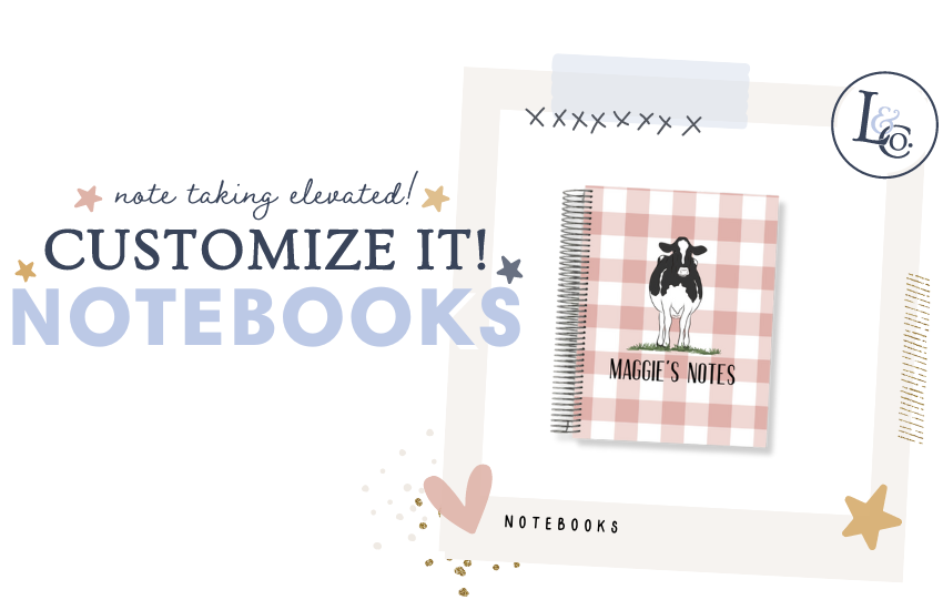 Personalized Stock Show Notebooks