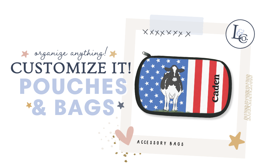 Personalized Stock Show Pencil Bags