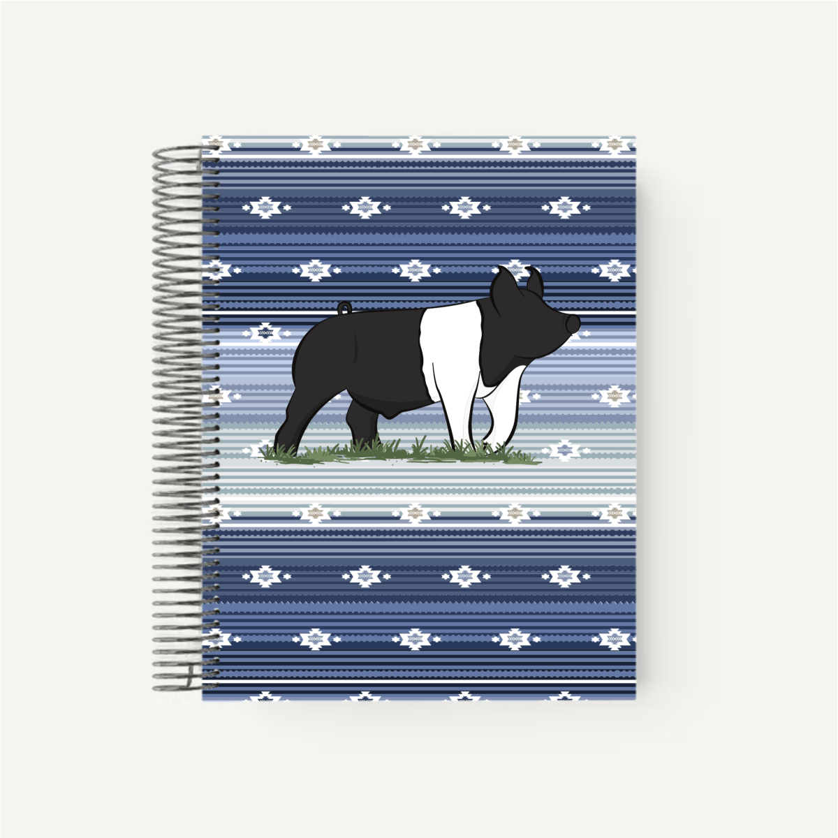Personalized-Livestock-Farrowing Record Planner - Serape Cover