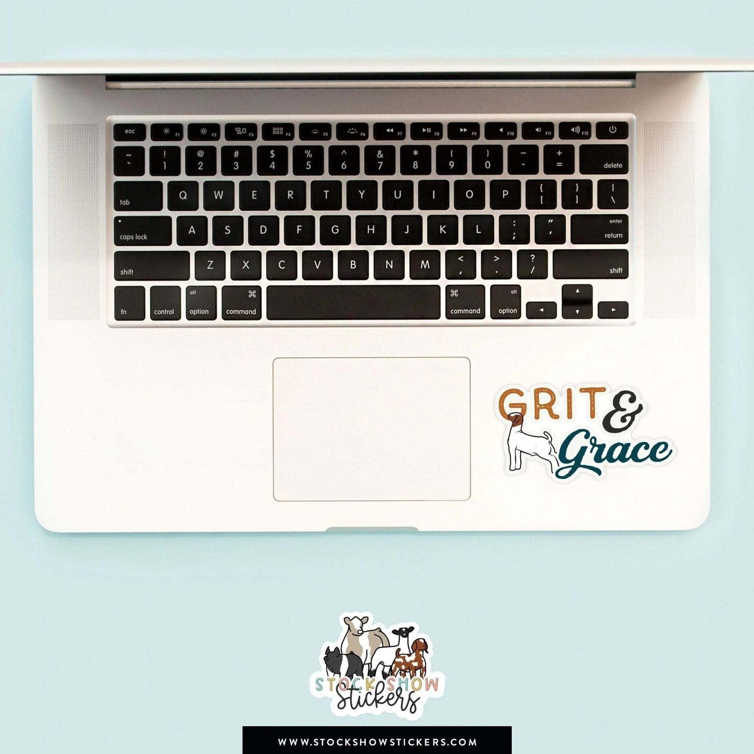 Personalized-Livestock-Grit &amp; Grace Livestock Stickers
