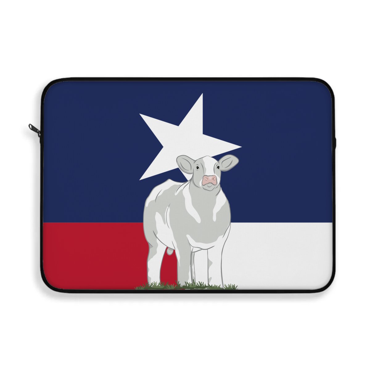 Personalized-Livestock-Laptop Sleeve - Patriotic Print