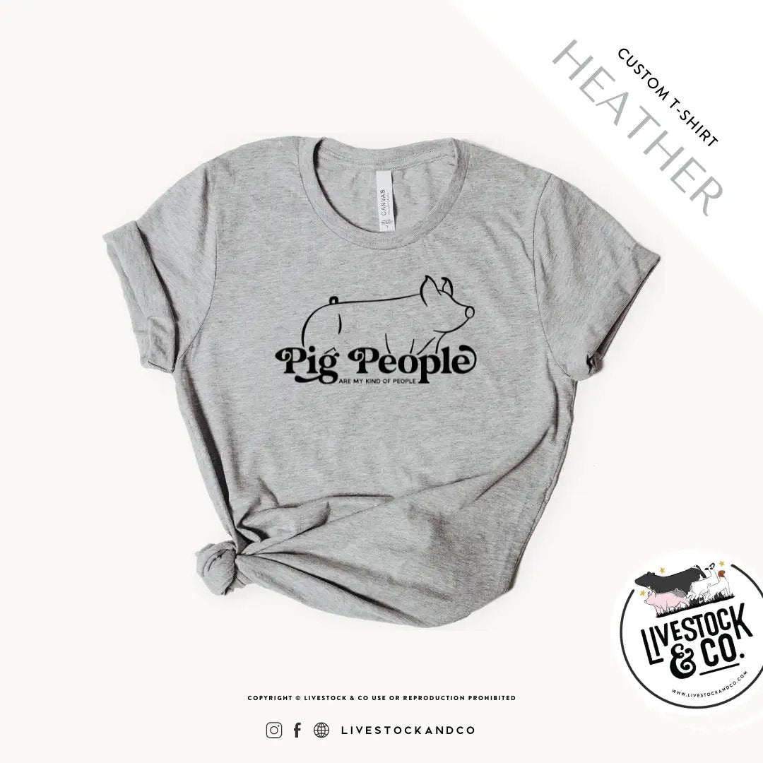 Personalized-Livestock-Pig People Shirt