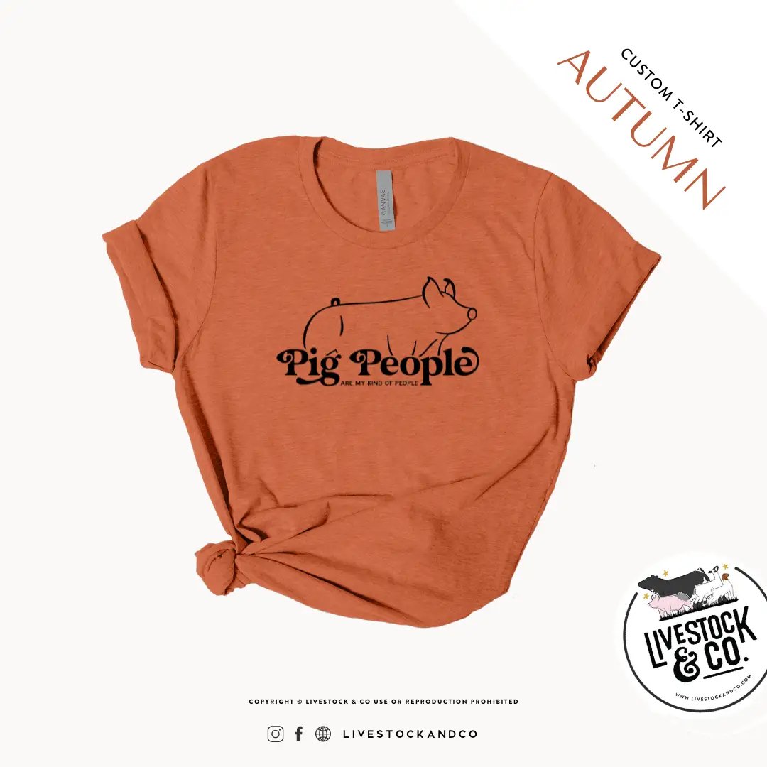 Personalized-Livestock-Pig People Shirt