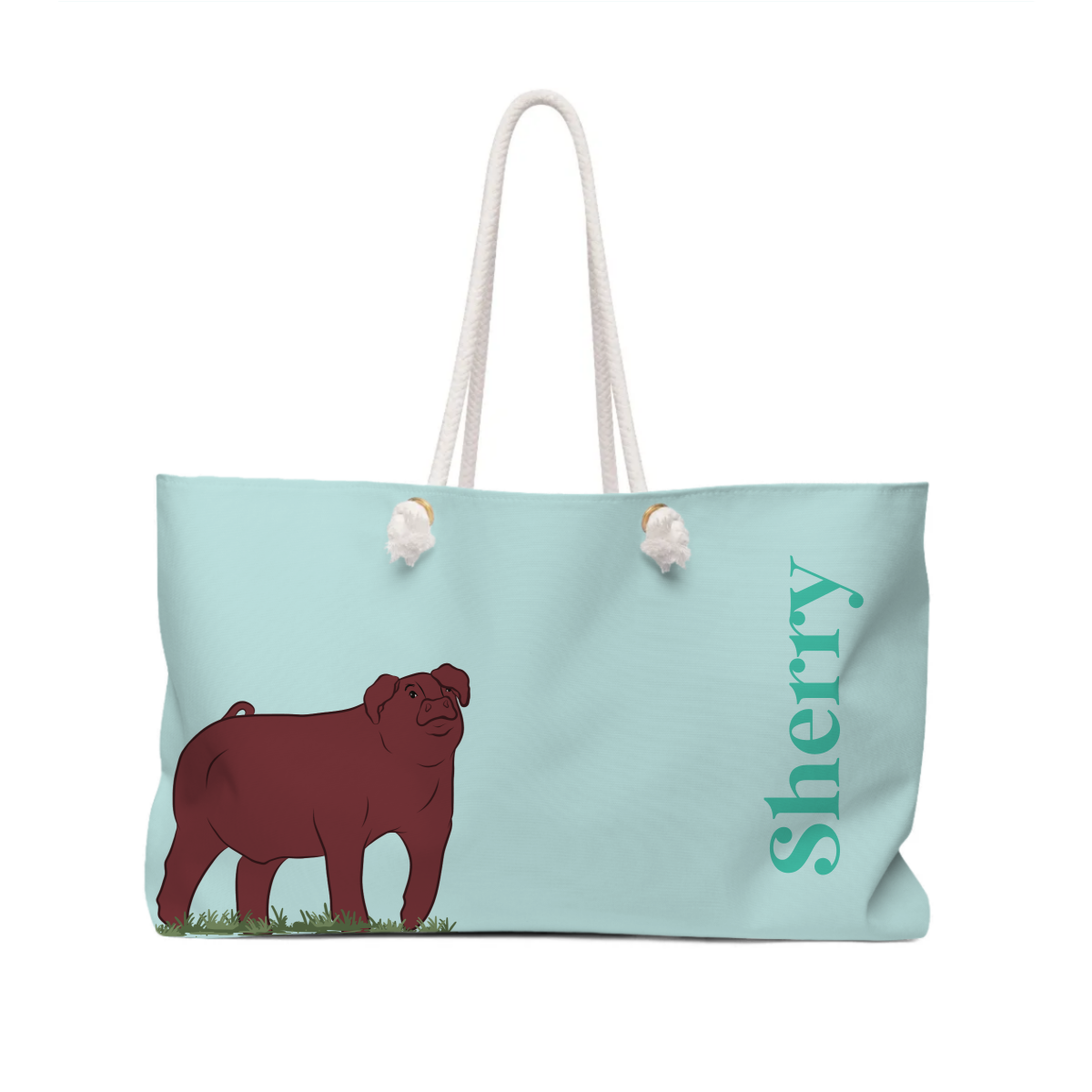 Personalized-Livestock-Tote Bag - Solid