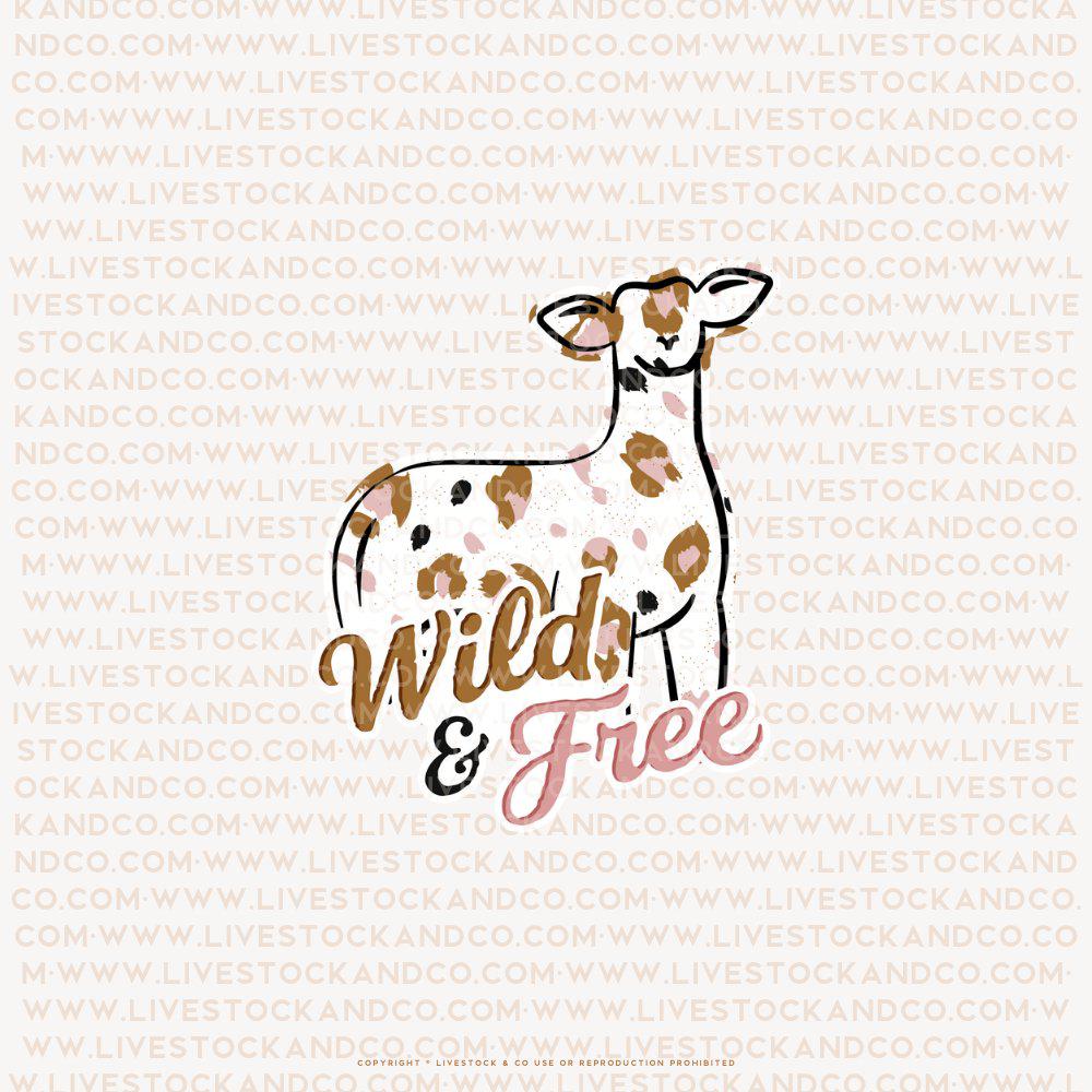 Personalized-Livestock-Wild & Free Livestock Stickers