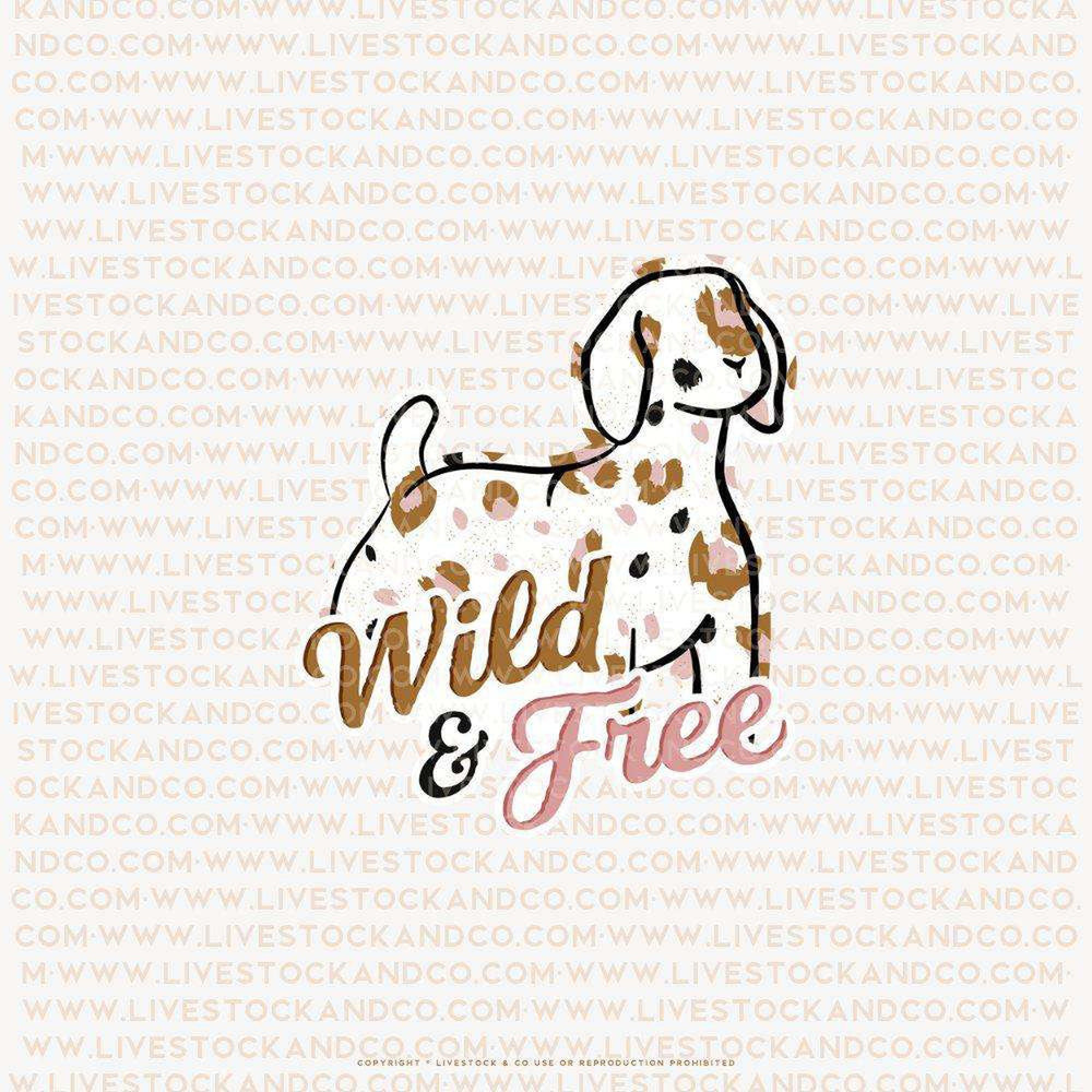 Personalized-Livestock-Wild &amp; Free Livestock Stickers